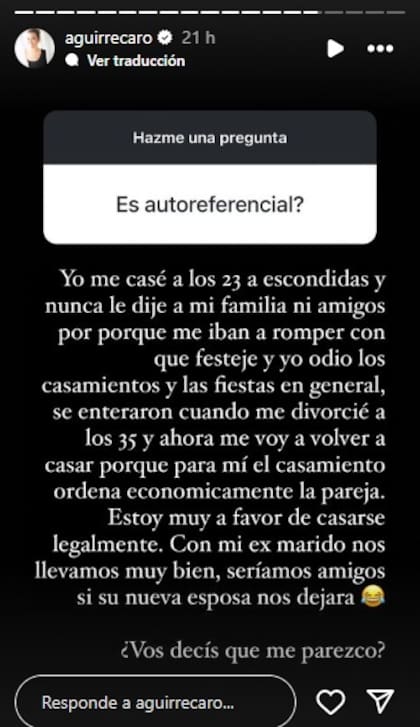 La guionista dio indicios de la similitud de la serie con su vida privada