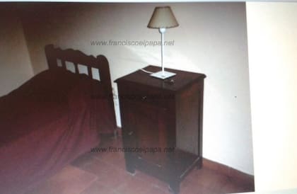 La habitación de Francisco en la casa de los jesuitas cordobesa.