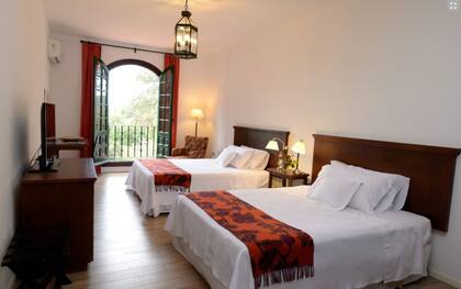 La "suite superior" que ofrece el resort donde se aloja Macri