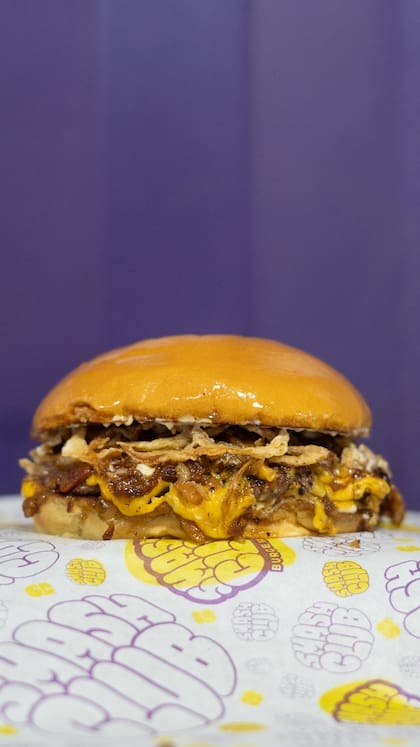 La hamburguesa de Smash Club.