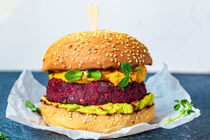 La hamburguesa vegana es una opción ideal para los vegetarianos
