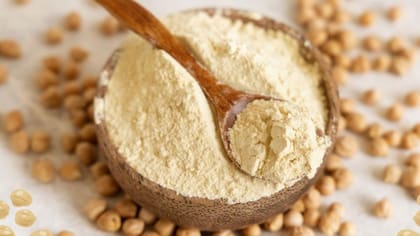 La harina de garbanzos es más saludable que la de trigo