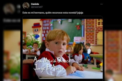 La hermana del niño fue quien reveló la imagen actual del joven (Captura Twitter)