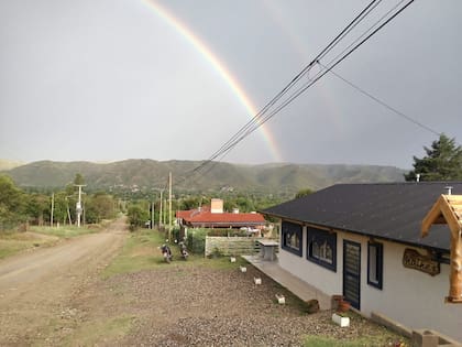 La hermosa vista desde el restaurante.