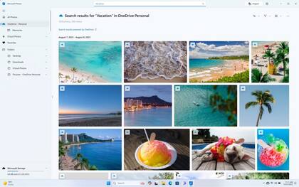 La herramienta de búsqueda de fotos almacenadas en OneDrive ahora se parecerá a la de Google Photos, y será capaz de identificar qué contiene una imagen