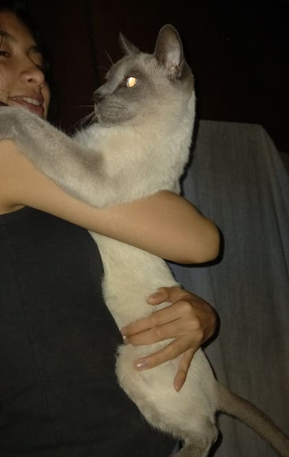 La hija de Elena logró que durmiera con ella.