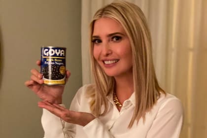 Ivanka Trump y su promoción de los porotos Goya 