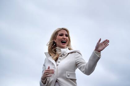 La hija del presidente saliente de Estados Unidos, Donald Trump, y su asesora, Ivanka