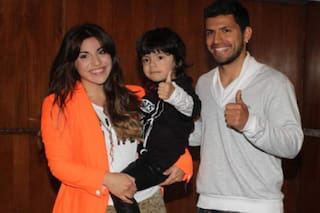 Benjamín, el hijo de Gianinna y el Kun, cumplió 14 años y sorprendió con lo grande que está