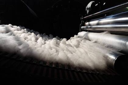 La hilandería funciona en Abra Pampa.