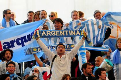La hinchada argentina levantó a Del Potro