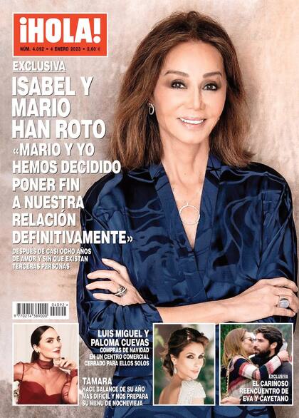 La historia de amor de la socialité y el Premio Nobel de Literatura fue tapa de ¡HOLA! en numerosas oportunidades. Acá se ve la última, donde Isabel anuncia en exclusiva la separación.