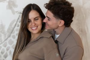 Julián Álvarez se convirtió en papá con Emilia Ferrero: la primera foto de Amadeo