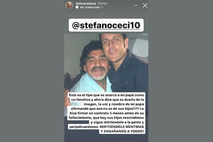 La historia de Dalma Maradona contra Stefano Ceci
