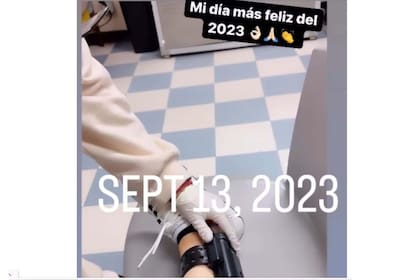 La historia de Ema Coronel, que retrata cuando le quitaron la tobillera electrónica en 2023