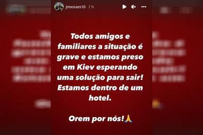 La historia de Júnior Moraes desde Ucrania