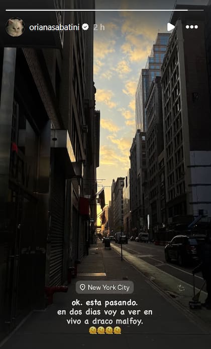 La historia de Oriana emocionada por ver la obra