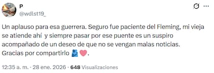 La historia de otro usuario que se unió a las de las mujeres y el puente