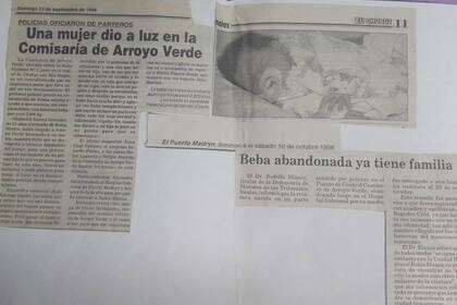 La historia fue relatada en el diario El Chubut (Foto gentileza Gabriela Quiñones)