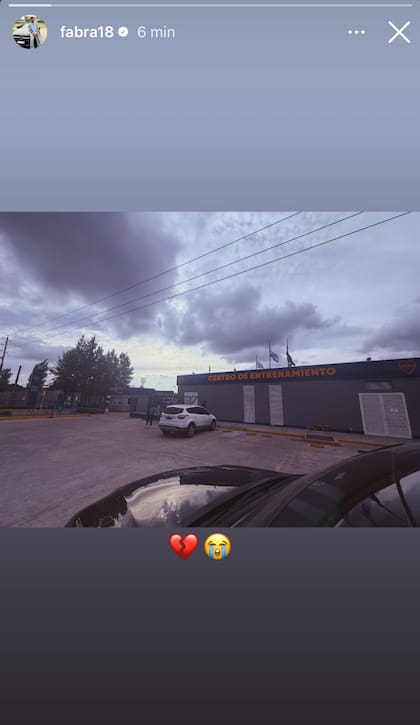 La historia que subió Frank Fabra a Instagram, en su despedida de Boca
