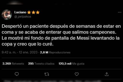 La historia se viralizó por un tweet y llenó de emoicón a los usuarios (Captura Twitter)