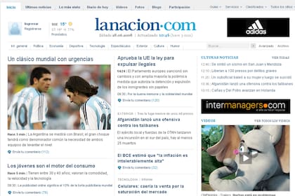 La sexta versión de lanacion.com (2008)