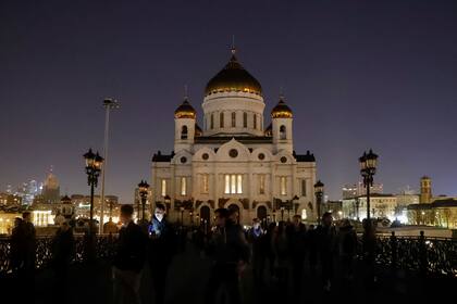  La Catedral de Cristo Salvador, en Moscú