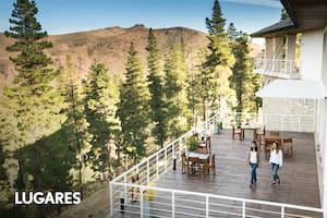 La hostería tiene espacios de uso común al aire libre