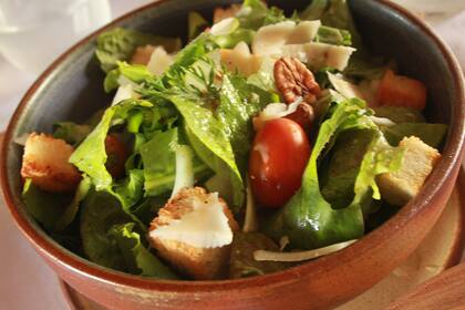 La huerta biodinámica provee de materia prima al restaurante