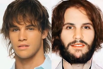 La IA creó el antes y el después de los galanes de los 2000 y causó furor en las redes (Captura: X)