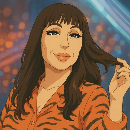 La IA imagina a Moria Casán en el modo "Studio Ghibli"