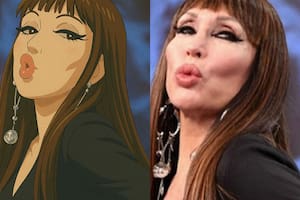 La IA reimagina a Moria Casán en el modo "Studio Ghibli"