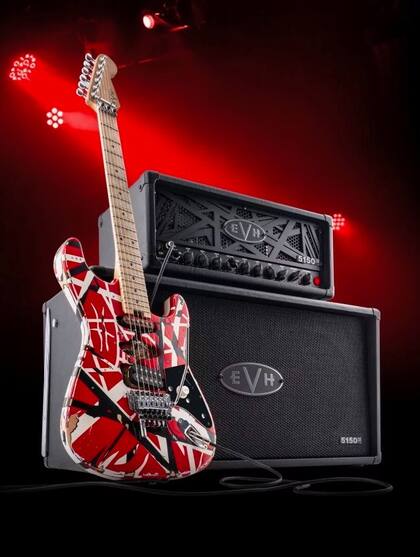 La icónica guitarra Kramer de Eddie Van Halen será subastada en Nueva York (Facebook/Eddie Van Halen)