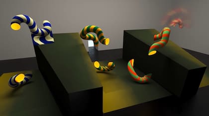 La idea de este laberinto virtual es "perder las referencias físicas, espaciales y temporales”