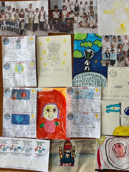 La idea es que vayan cartas de chicos de todo el país, incluida la Antártida (Foto: Gentileza Carolina Renaud)