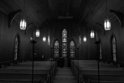 La Iglesia Episcopal Caroline de Setauket, en la costa norte de Long Island (Rick Wenner/The New York Times)