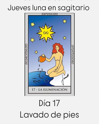 "La iluminación”, la cual se identifica con la exposición, el renacimiento y la oportunidad. (Foto: Instagram/@jimena_la_torre)