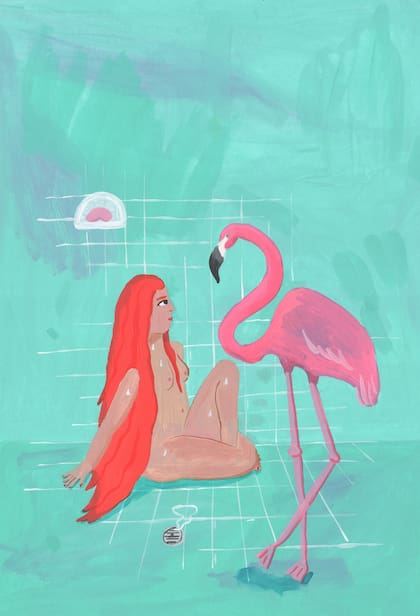 La ilustración de tapa de Una chica normal, el nuevo libro de Gaby Blanco