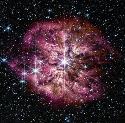 La imagen captada por el telescopio James Webb (Foto: Instagram/@nasa_es)
