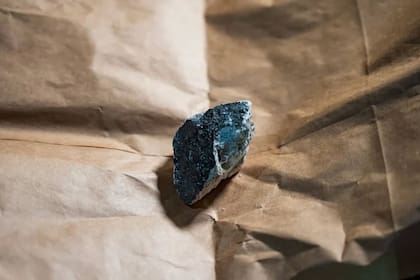 La imagen con el pedazo de meteorito fue compartida en las redes de la IMO poco después del impacto