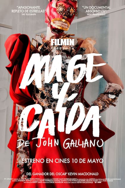 La imagen de "Auge y caída de John Galliano", de 2023, el documental que muestra luces y sombras en la vida del diseñador nacido en Gibraltar