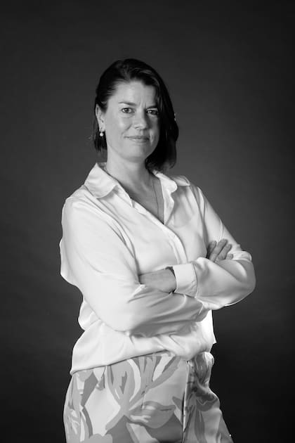 La imagen de Carolina en la muestra organizada por la asociación civil Yo También