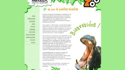 La imagen de los hipopótamos es utilizada para promocionar el zoo mendocino