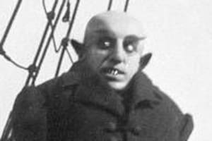 La imagen de Max Schreck como el vampiro Orlok en la versión de 1922 de "Nosferatu" de Murnau