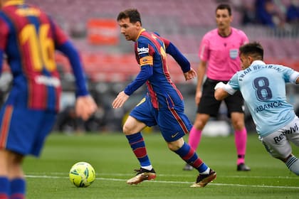 La imagen de su último partido oficial con la camiseta de Barcelona, el 16 de mayo de 2021 en la derrota por 2 a 1 ante Celta