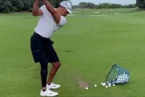 El video de dos segundos de Tiger Woods que ilusiona al mundo del golf