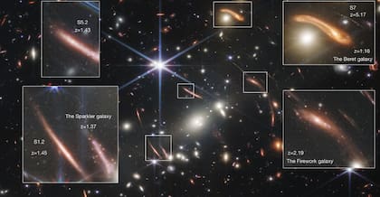 La imagen del cúmulo de galaxias SMACS 0723, captado por el telescopio espacial James Webb 