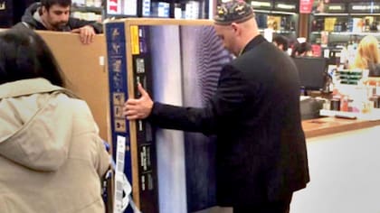 La imagen del ministro se reprodujo en las redes