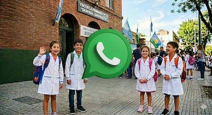 La imagen del "modo vuelta al cole" de WhastApp se puede generar con inteligencia artificial