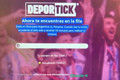 La imagen del portal de Deportick que se utiliza desde que la Argentina es campeona del mundo